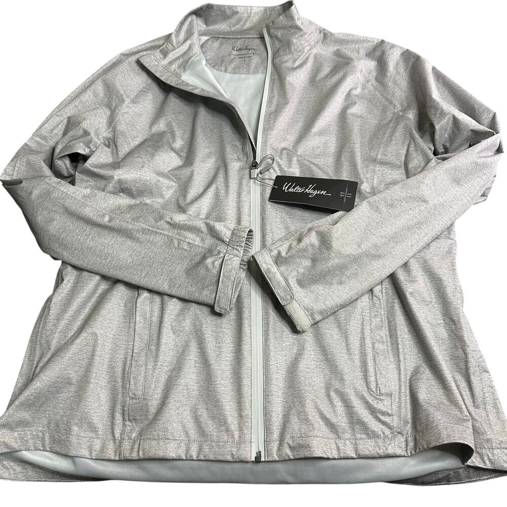 Womens Walter Hagen size Large gray golf rain jacket nwt